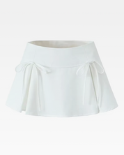 Mini Skirt With Bow