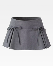 Mini Skirt With Bow