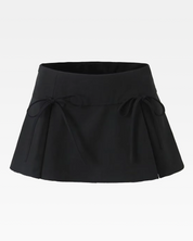 Mini Skirt With Bow