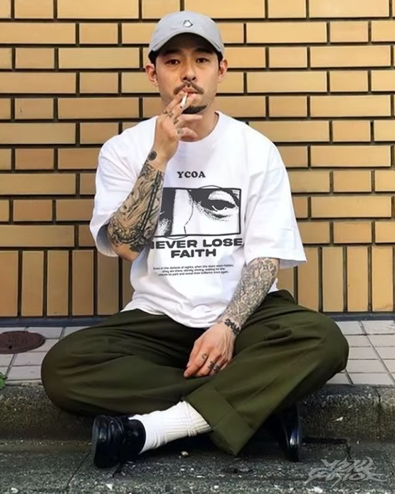 "Never Lose Faith" Y2K Shirt