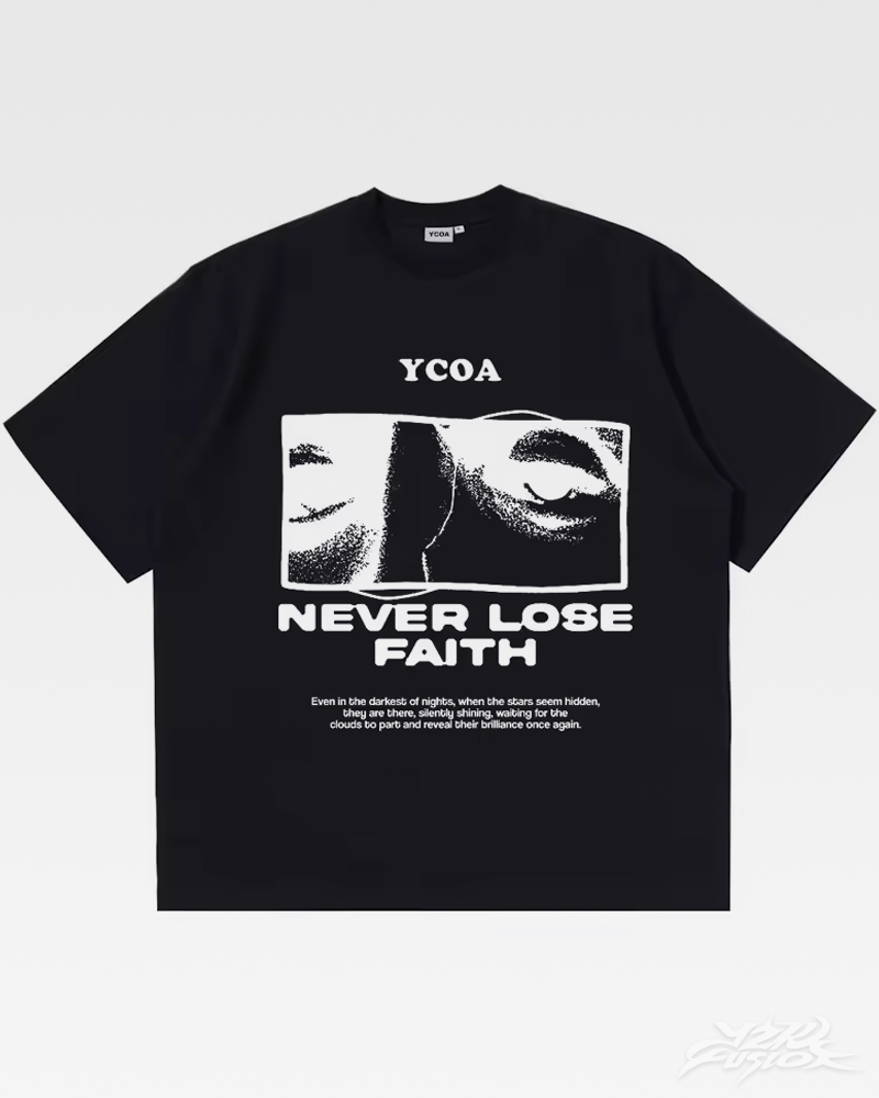 Koszulka Y2K "Never Lose Faith"