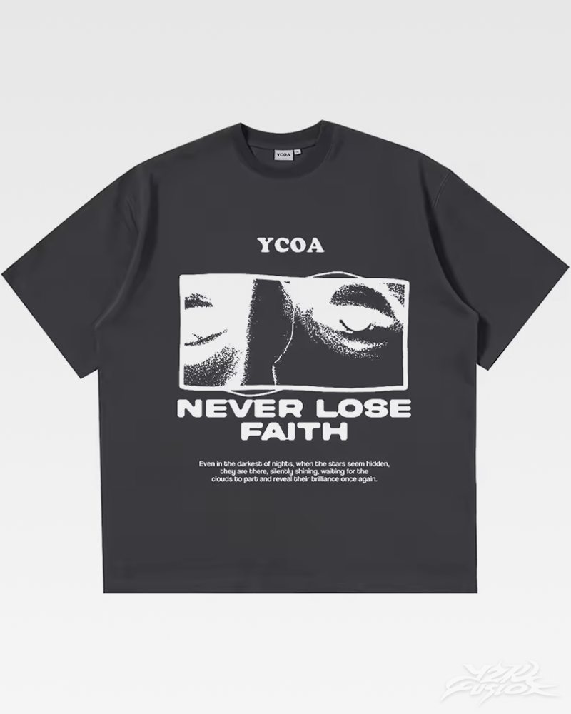 "Never Lose Faith" Y2K Shirt