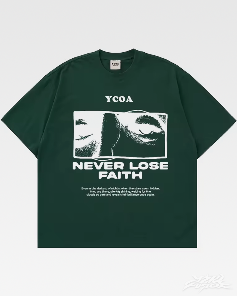 Koszulka Y2K "Never Lose Faith"
