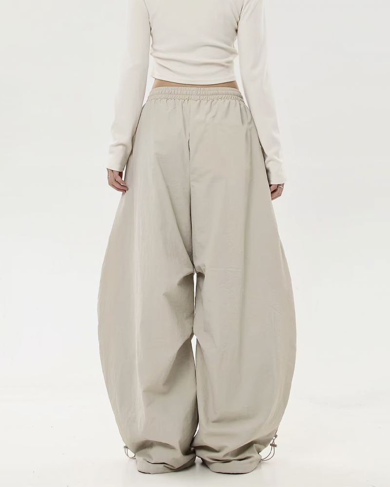 Pantalon parachute oversize​