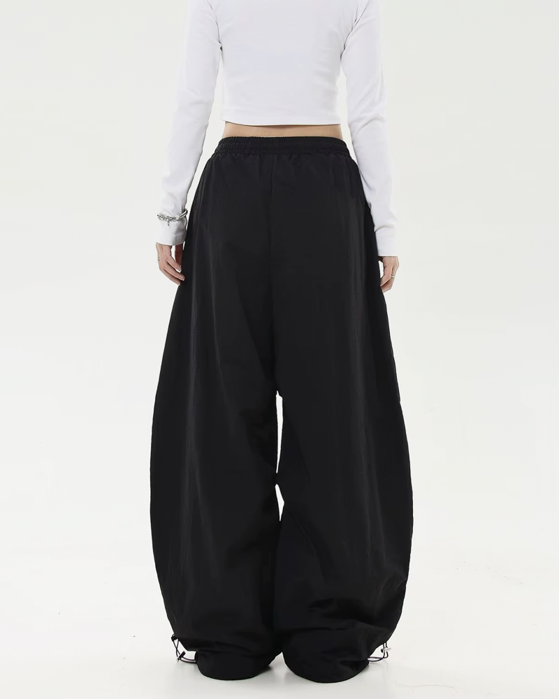 Pantalon parachute oversize​