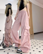 Pink Parachute Pants
