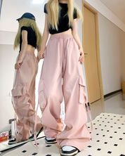 Pink Parachute Pants