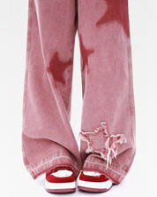 Pink Jeans Baggy