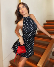 Kleid mit Polka Dots​