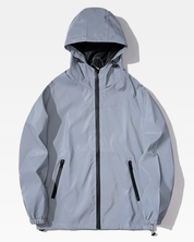 Veste grise réfléchissante