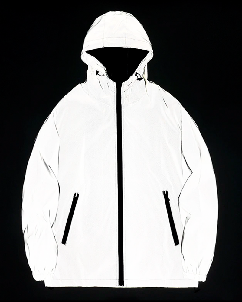 Veste grise réfléchissante