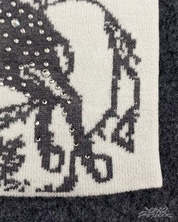 Beanie Y2K z cyrkoniami