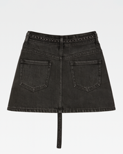 Jeansrock mit Glitzer​