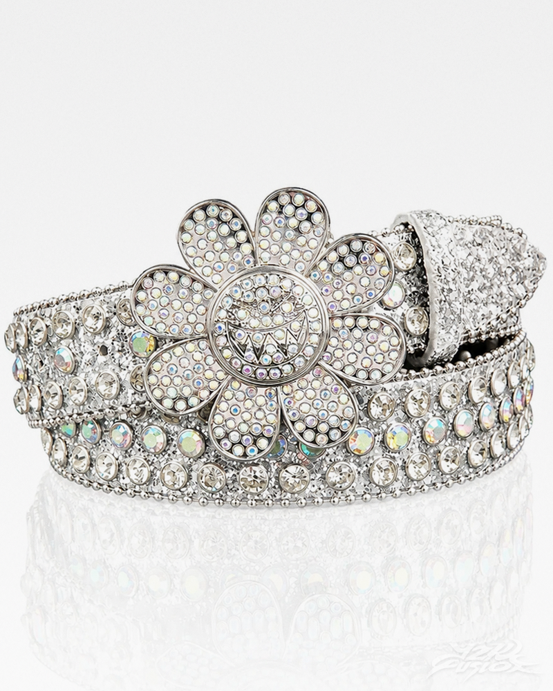 Ceinture fleur strass