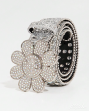Ceinture fleur strass