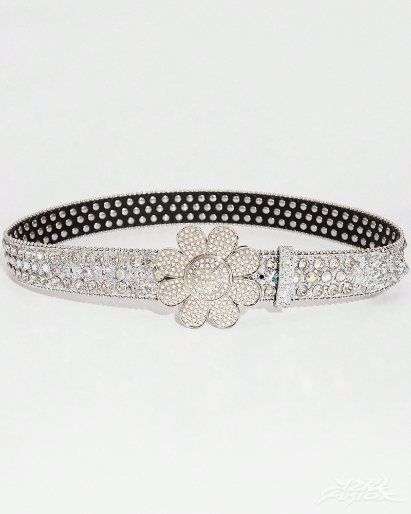 Ceinture fleur strass