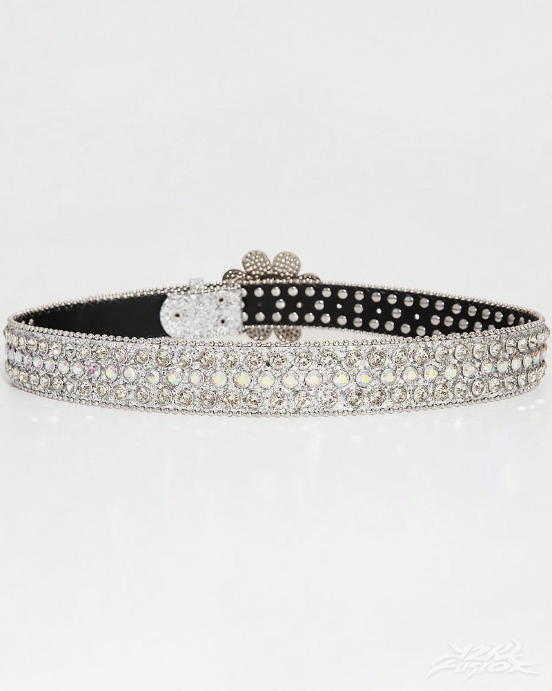 Ceinture fleur strass