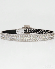 Ceinture fleur strass