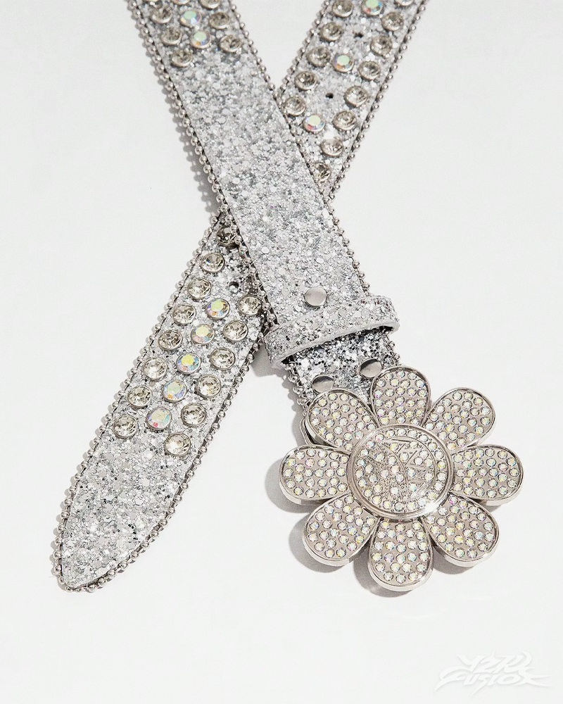 Ceinture fleur strass