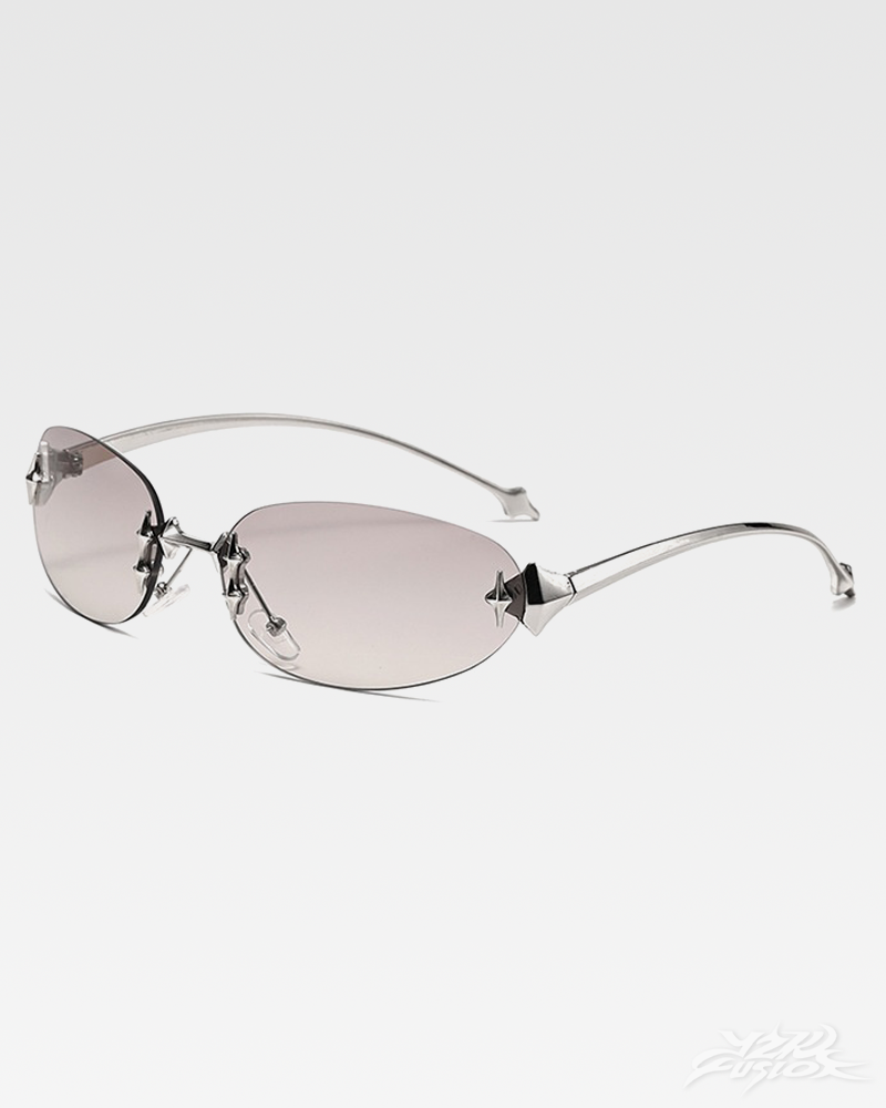 小物 Cazal rimless sunglasses gorgeous y2k Rimless Y2K Sunglasses | Y2K Fusion