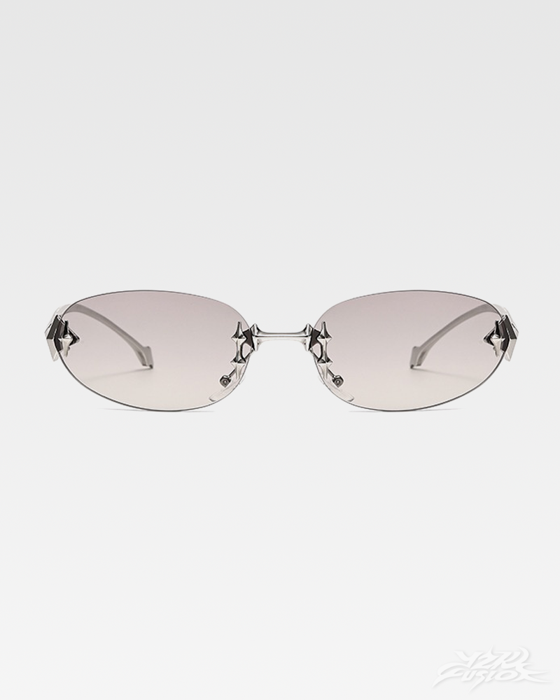 Lunettes de soleil sans monture Y2K
