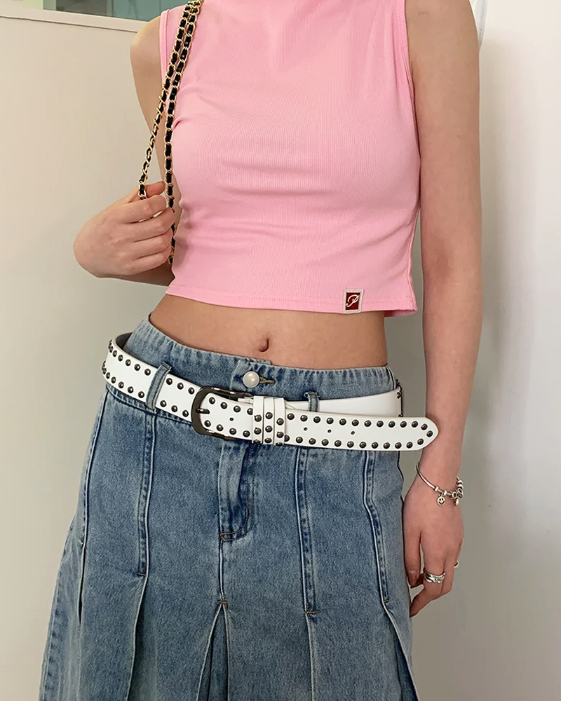 Ceinture cloutée