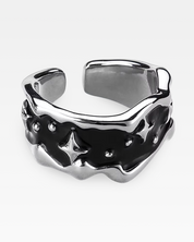 Bague argent etoile