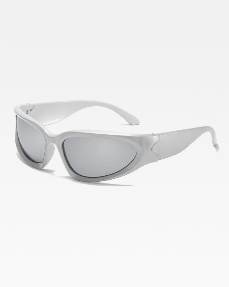 Lunette de soleil argenté​