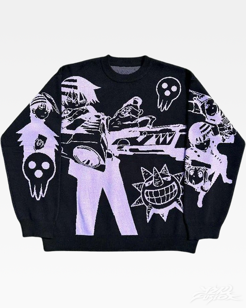 Soul Eater Y2K Sweater