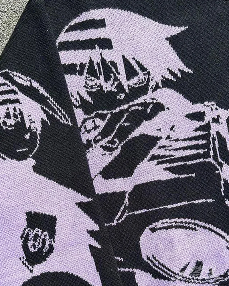 Soul Eater Y2K Sweater