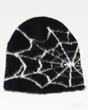 Spider Web Beanie Y2K