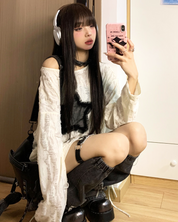 Pull grunge femme