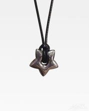 Collier étoile chunky Y2K