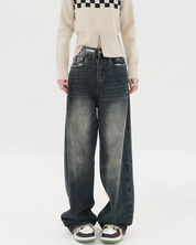 Jeansy baggy damskie