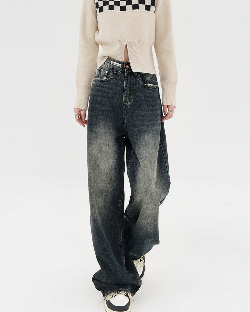 Jeansy baggy damskie