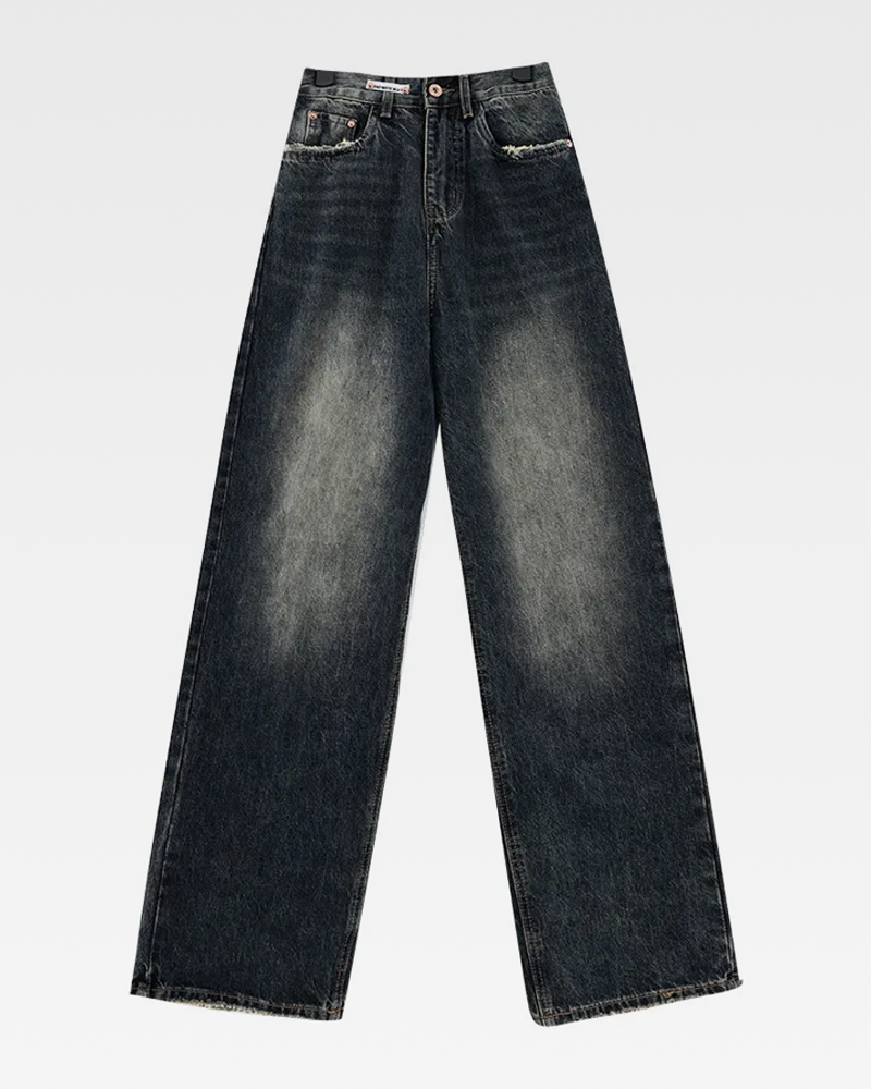 Jeansy baggy damskie