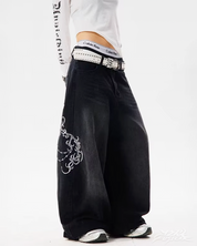Jean baggy Y2K femme