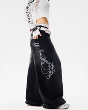 Jean baggy Y2K femme