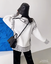 Womens Graphic Cardigan