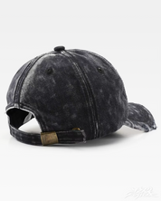 Y2K Schwarze Washed Cap