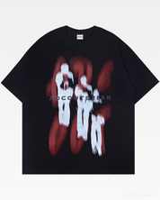 Y2K Verschwommene Silhouetten T-Shirt