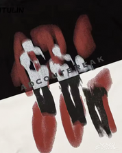 Y2K Verschwommene Silhouetten T-Shirt