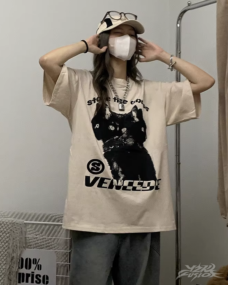 Y2K Katzen Shirt