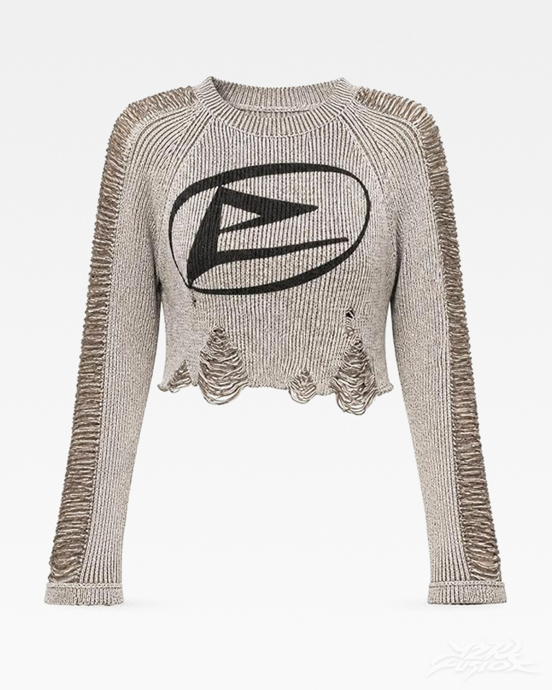 Krótki sweter Y2K