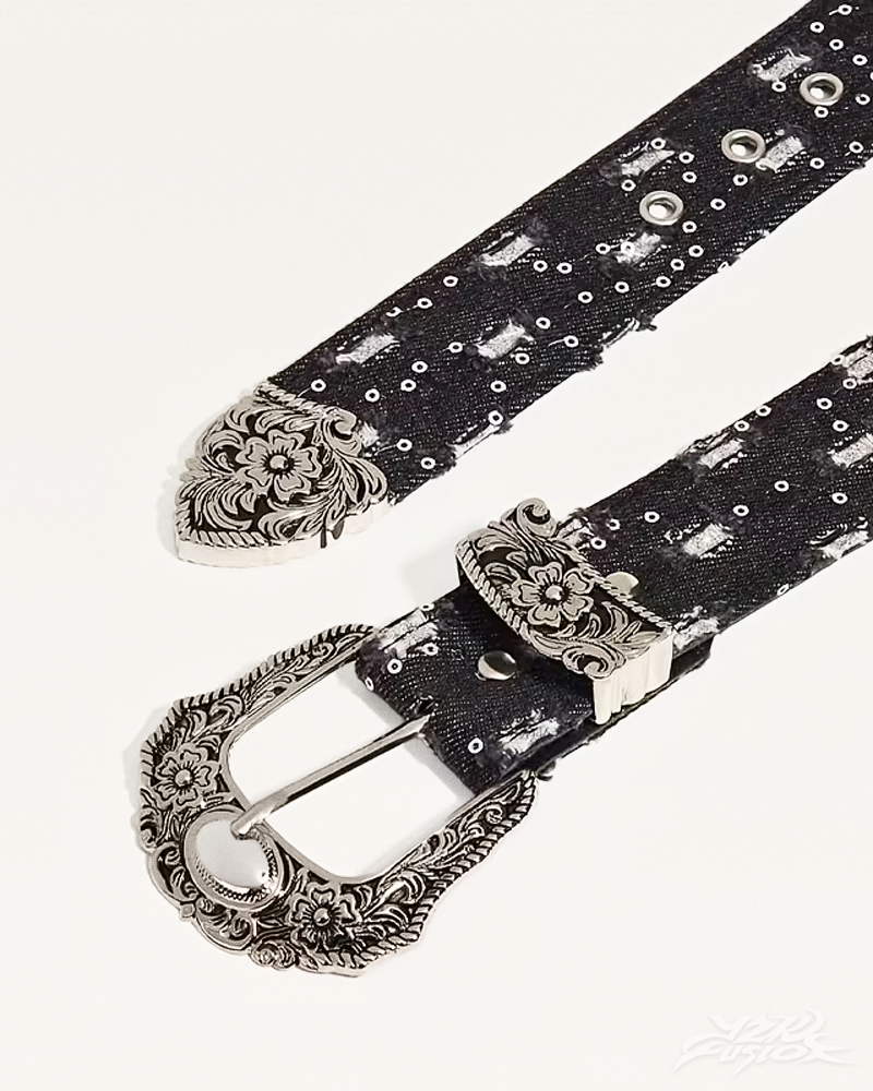 Cintura western in denim Y2K