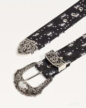 Cintura western in denim Y2K