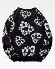 Maglione floreale Y2K
