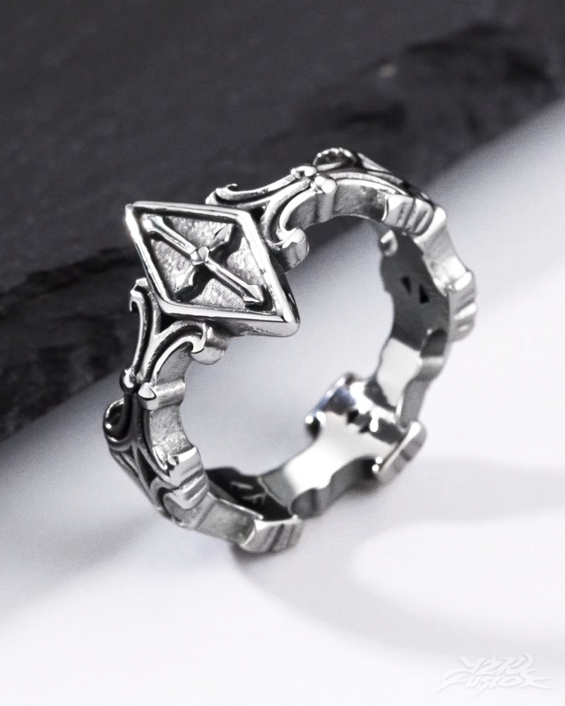 Anello croce gotica