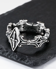 Anello croce gotica