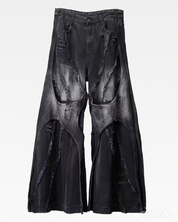 Jean patchwork grunge Y2K